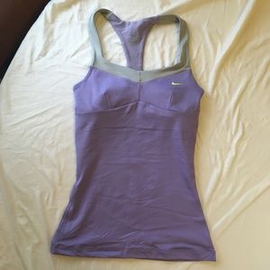 NIKE Dri-Fit Tank Purple XS